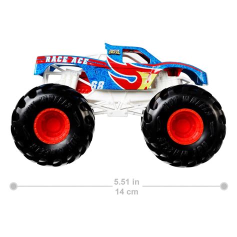 Hot Wheels Monster Trucks Race Ace Monstertuck Metaal 1 24 Thimble Toys