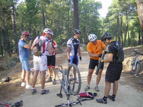 Primer pinchazo nada más empezar la ruta Primeras rampas desde el