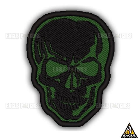 Patch Bordado Caveira