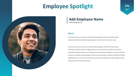 Employee Spotlight Powerpoint Slide Ppt Templates