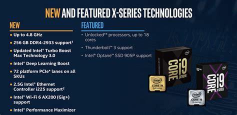 Intel Announces Xeon W-2200 and Core X-Series; Core-S Desktop Price Drop - PC Perspective