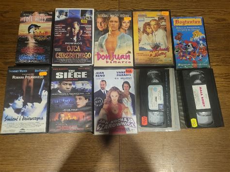 Kasety VHS 10 sztuk 5 złotych sztk zestaw nr15 Morawica Kup