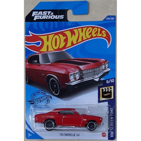 Hot Wheels 1970 Chevelle SS HW 70 Chevrolet Chevy Screen Time First Editions Fast Furious