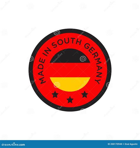 Made in Germany Logo Design Template Stock Illustration - Illustration of guarantee, emblem ...