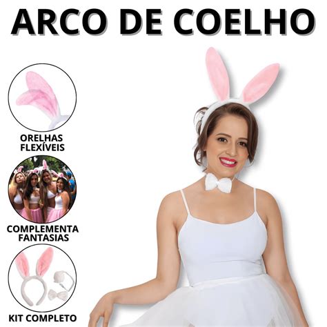 Tiara De Coelho Infantil Fantasia Carnaval Feminina Adulta Fantasias ...