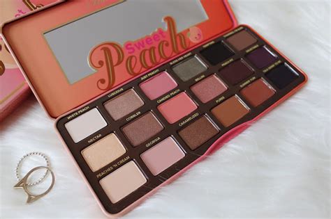 Too Faced Sweet Peach Palette Review And Swatches Sophia LCS