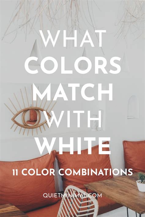 What Colors Match with White (11 Astonishing Color Combinations ...