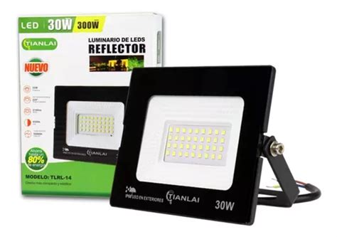 Reflector Led Tianlai 30 W A 300 W 2100 Lm Ip66 Exterior C8s