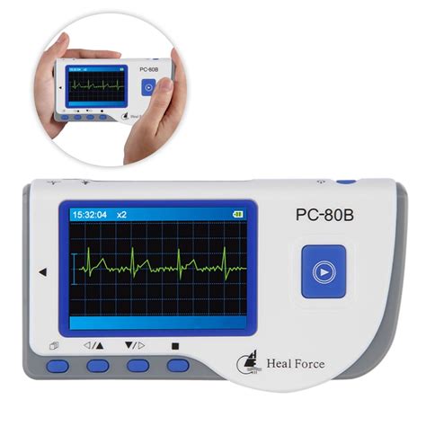 Excelvan Portable Ecg Monitor Heart Rate Beat Lcd Bluetooth