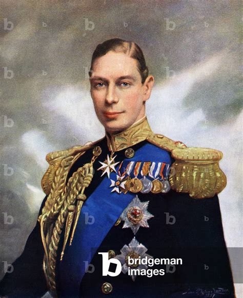 Image Of Coronation Portrait Of King George Vi In 1937 1937