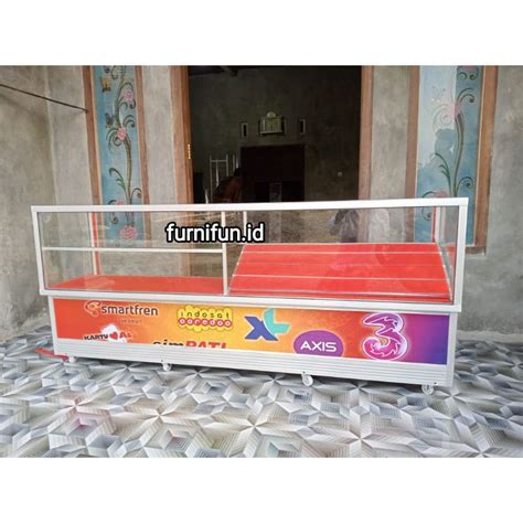 Jual Etalase Konter Etalase Counter Etalase Kaca Display Shopee