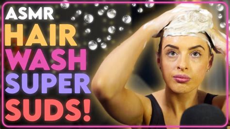 ASMR Shampooing Hair Hair Wash Washing Hair YouTube