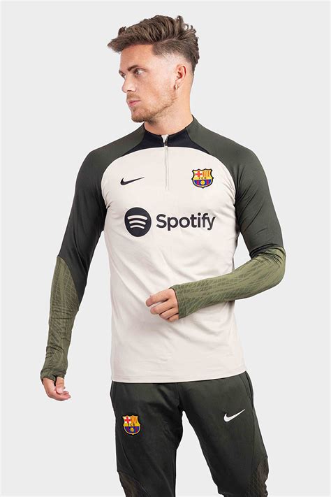 Fc Barcelona Trainingspak Beige Groen Senior Heren Shoppen