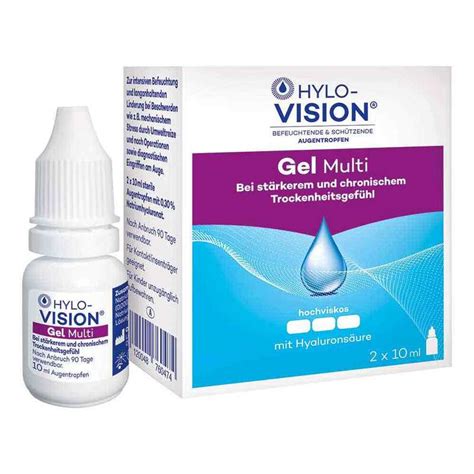 HYLO VISION Gel Multi Augentropfen 2X10 Ml Online Bei Pharmeo Kaufen