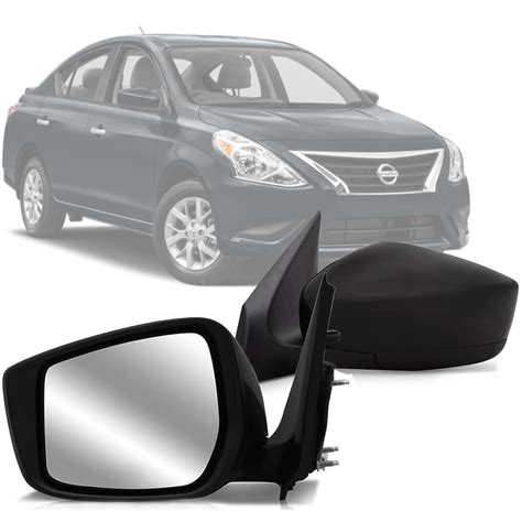 Retrovisor Nissan Versa Sem Pisca Sem Aquecedor