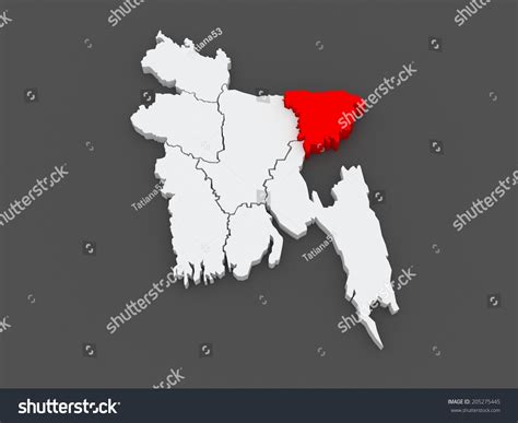 map  sylhet bangladesh  royalty  stock photo  avopixcom