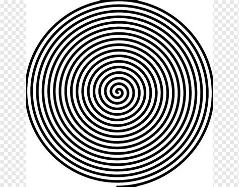 Op Art Optical Illusion Optics Drawing Spiral Symmetry Monochrome