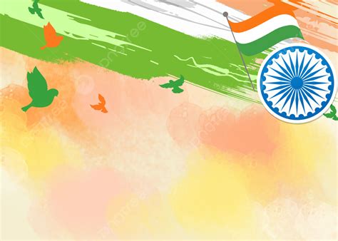 Indian Flag Independence Day Creative Background India National Flag