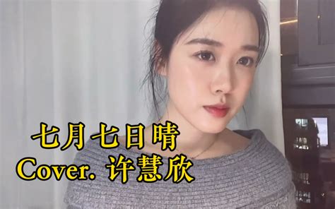 你们要的cover 许慧欣的《七月七日晴》 声音真的有像吗 小卢胖几 小卢胖几 哔哩哔哩视频