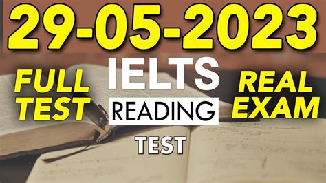 Ielts Reading Practice Test With Answer Youtube