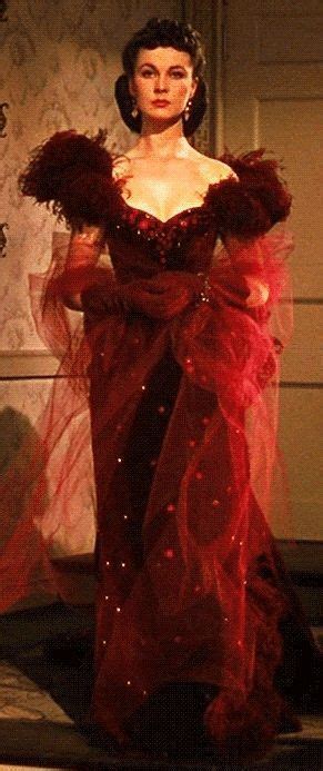 Vivienne Leigh Gone With The Wind Red Dress Scarlett Ohara