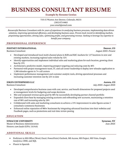 9 Business Resume Examples & Writing Guide for 2024