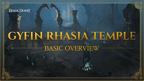 Gyfin Rhasia Temple Underground Overview Black Desert YouTube