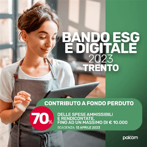 Bando Esg E Digitale Contributo A Fondo Perduto Imprese Trento