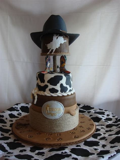 Western Rodeo Theme Grooms Cake — Grooms Cakes Cowboy Cakes Cowboy