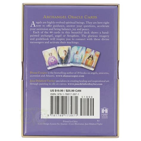 Archangel Oracle Cards Diana Cooper Oracle Card Decks Edelstenen