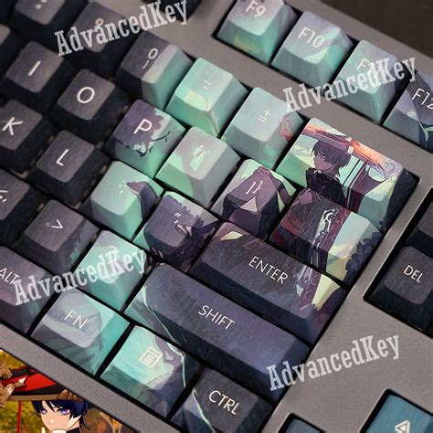 High Res Genshin Impact Wanderer Scaramouche Keycap Set Pbt