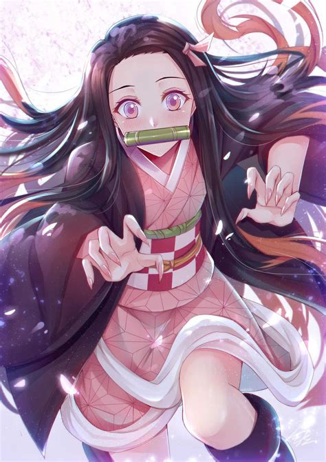 Nezuko fan art! : r/DemonSlayerAnime