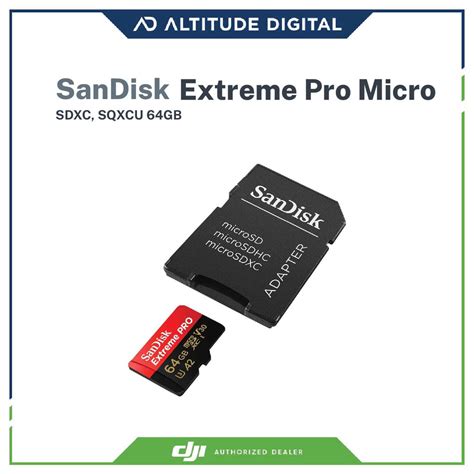 Sandisk Extreme Pro Microsdxc Sqxcu 64gb Sdsqxcu 064g Gn6ma