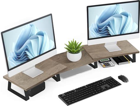 Amazon Aothia Large Dual Monitor Stand Computer Monitor Stand