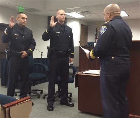 Pleasanton Police Department Celebrates Promotions, Welcomes New ...