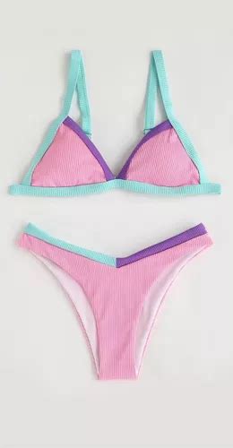 Vestido De Ba O Piezas Sexy Bikini Top Triangulo Cuotas Sin Inter S