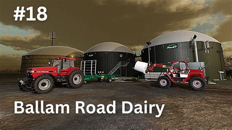 Ballam Rd Dairy Farming Loading Silage Bales At The BGA Timelapse