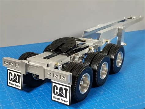 Aluminium Tamiya Rc Semi Camion Axes Roue Dolly Remorque Th