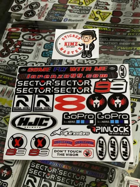 HJC VERSION 1 REFLECTORIZED HELMET VISOR STICKERS Lazada PH