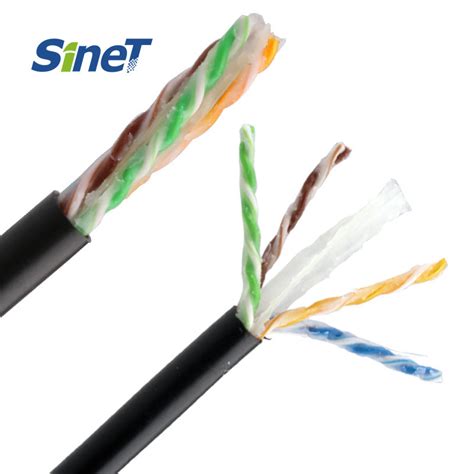 Waterproof Outdoor Cat Utp Ftp Sftp Lan Cable With Gel Oil Filled