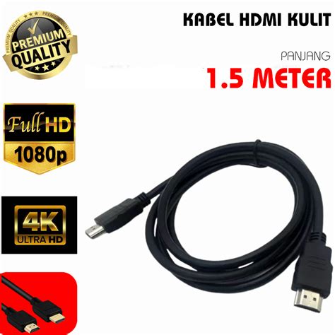 Jual Kabel Hdmi To Hdmi M M V Laptop Ke Tv Ke Dvr Cctv Ke