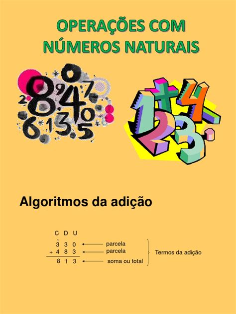 Operacoes Com Numeros Naturais Pdf Pdf Divisão Matemática Subtração