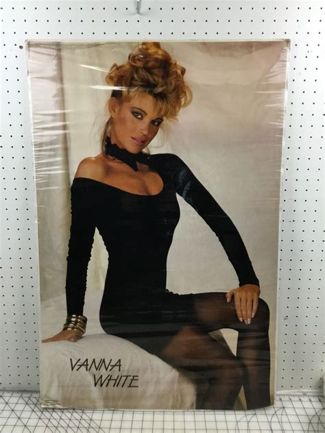 35"x24" VANNA WHITE VINTAGE POSTER - Schmalz Auctions