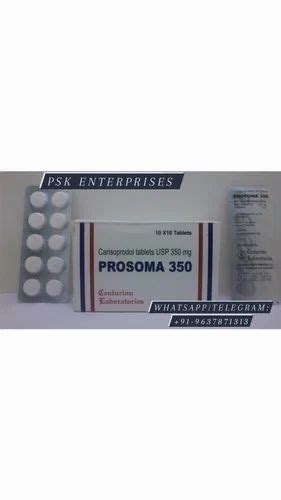 Carisoprodol Soma 350 Mg 10 Tablets Per Strip At Rs 65 Strip In Nagpur