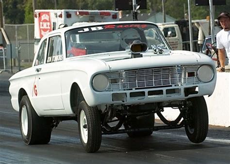 60 Falcon Gasser Old Race Cars Drag Racing Cars Drag Cars Ford Racing Auto Racing Sedan