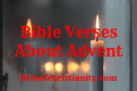 Bible Verses About Advent