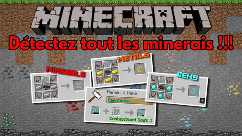 Tutoriel Minecraft Détecter tout les minerais YouTube