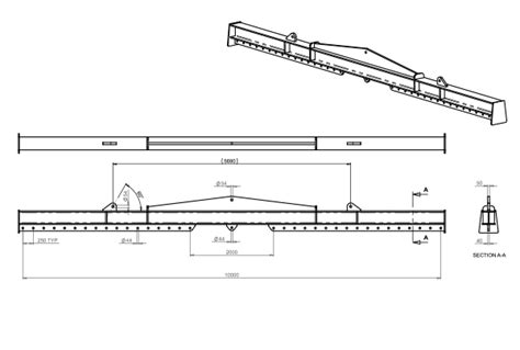 T Multi Point Lifting Beam M Rigging Rentals