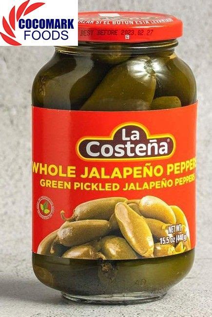 Ớt Trái Ngâm La Costena Whole Jalapeno Peppers 440g Lazada Vn