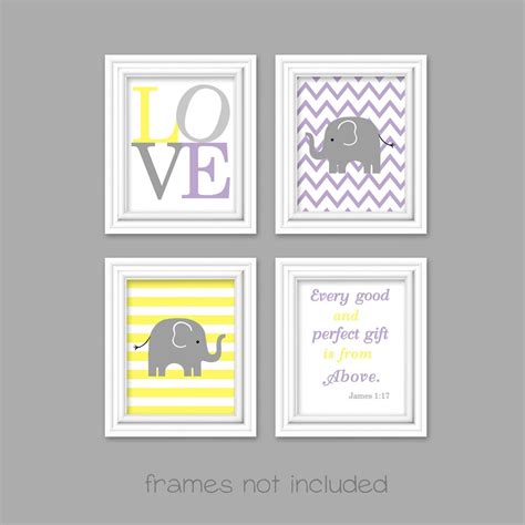 Elephant Nursery Art Baby Girl Nursery Decor Love Print - Etsy